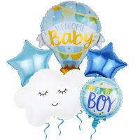 Birthday Cute Clouds Letter Aluminum Film Daily Birthday Festival Balloons sku image 4