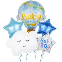 Birthday Cute Clouds Letter Aluminum Film Daily Birthday Festival Balloons sku image 5