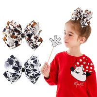 Kid's Sweet Bow Knot Fabric Hair Clip main image 6