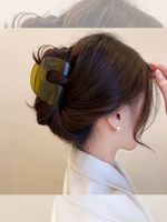 Women's Ig Style Geometric Plastic Stoving Varnish Hair Claws main image 4