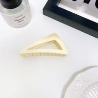 Women's Simple Style Triangle Plastic Hair Claws sku image 1