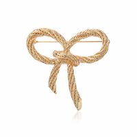 Simple Style Bow Knot Alloy Plating Women's Brooches main image 1