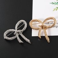 Simple Style Bow Knot Alloy Plating Women's Brooches main image 5