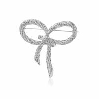 Simple Style Bow Knot Alloy Plating Women's Brooches sku image 2