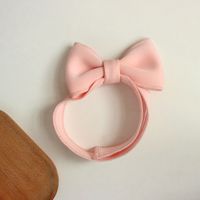 Kid's Cute Sweet Solid Color Cloth Hair Band sku image 2