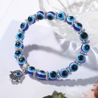 Casual Devil's Eye Hand Of Fatima Beaded Knitting Unisex Bracelets main image 5