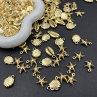 50 Simple Style Starfish Shell Ccb Plating Pendant Jewelry Accessories main image 1