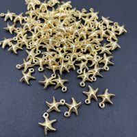 50 Simple Style Starfish Shell Ccb Plating Pendant Jewelry Accessories sku image 1