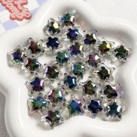 10 PCS/Package Plastic Resin Pentagram Round Square Beads sku image 9