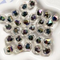 10 PCS/Package Plastic Resin Pentagram Round Square Beads sku image 8