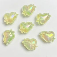 10 PCS/Package Arylic Star Heart Shape Beads sku image 6