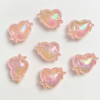 10 PCS/Package Arylic Star Heart Shape Beads sku image 7