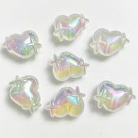 10 PCS/Package Arylic Star Heart Shape Beads sku image 1