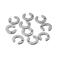 50 Pcs/package Simple Style Letter Stainless Steel Pendant Jewelry Accessories sku image 3