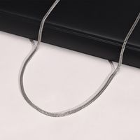 Casual Hip-Hop Simple Style Solid Color 201 Stainless Steel Men'S Necklace main image 9
