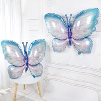 Cute Butterfly Aluminum Film Casual Daily Party Balloons main image 2