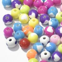 50 Arylic Star Heart Shape Ball Beads sku image 3