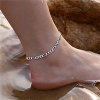 Vacation Compass Moon Copper Layered Plating 14k Gold Plated Women's Anklet main image 8