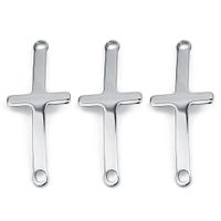 10 PCS/Package Stainless Steel Cross Simple Style main image 1