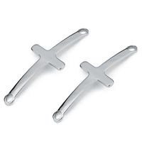 10 PCS/Package Stainless Steel Cross Simple Style main image 5