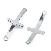 10 PCS/Package Stainless Steel Cross Simple Style main image 3