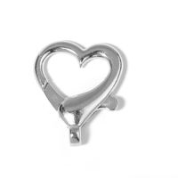 10 PCS/Package Alloy Heart Shape Lobster Clasp Simple Style sku image 1