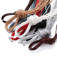 1 Piece Simple Style Solid Color Leather Rope Jewelry Accessories main image 1