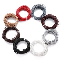 1 Piece Simple Style Solid Color Leather Rope Jewelry Accessories main image 2