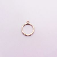 10 Pcs/package Simple Style Circle Star Moon Alloy Plating Jewelry Accessories sku image 3