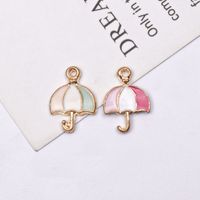 10 Pcs/package Simple Style Umbrella Alloy Enamel Jewelry Accessories main image 4