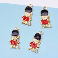 10 Pcs/package Simple Style Soldier Alloy Enamel Jewelry Accessories main image 4