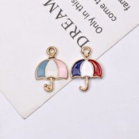 10 Pcs/package Simple Style Umbrella Alloy Enamel Jewelry Accessories main image 2