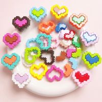 10 PCS/Package Arylic Heart Shape Beads main image 1