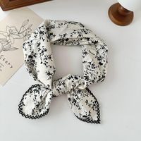 Women's Elegant Sweet Printing Cotton And Linen Silk Scarf sku image 34
