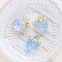1 Piece Sweet Strawberry Arylic Artificial Crystal Pendant Jewelry Accessories sku image 7