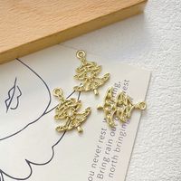 1 Piece Simple Style Tree Balloon Snowflake Alloy Plating Jewelry Accessories sku image 4