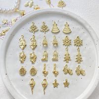 1 Piece Simple Style Tree Balloon Snowflake Alloy Plating Jewelry Accessories main image 4