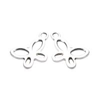 1 Set Simple Style Cross Star Butterfly Stainless Steel Plating Jewelry Accessories sku image 11