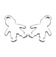1 Set Simple Style Cross Star Butterfly Stainless Steel Plating Jewelry Accessories main image 3
