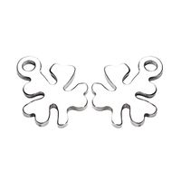 1 Set Simple Style Cross Star Butterfly Stainless Steel Plating Jewelry Accessories main image 5