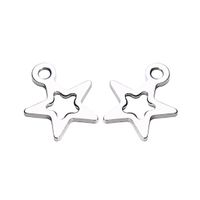1 Set Simple Style Cross Star Butterfly Stainless Steel Plating Jewelry Accessories main image 4
