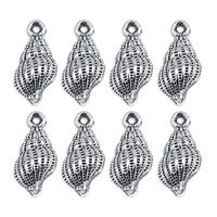 30pcs Beach Simple Style Conch Shell Fish Alloy Plating Pendant Jewelry Accessories sku image 3