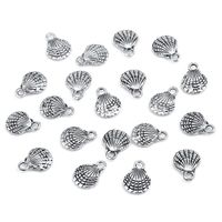 30pcs Beach Simple Style Conch Shell Fish Alloy Plating Pendant Jewelry Accessories sku image 6