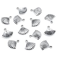 30pcs Beach Simple Style Conch Shell Fish Alloy Plating Pendant Jewelry Accessories main image 5