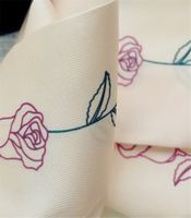 Women's Elegant Rose Polyester Printing Silk Scarf main image 5