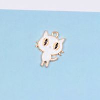 10 Pcs/package Cute Cat Alloy Enamel Jewelry Accessories main image 5