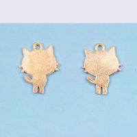 10 Pcs/package Cute Cat Alloy Enamel Jewelry Accessories main image 3