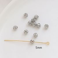 1 Piece Copper Solid Color Beads sku image 6