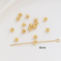 1 Piece Copper Solid Color Beads sku image 2