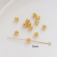 1 Piece Copper Solid Color Beads sku image 5